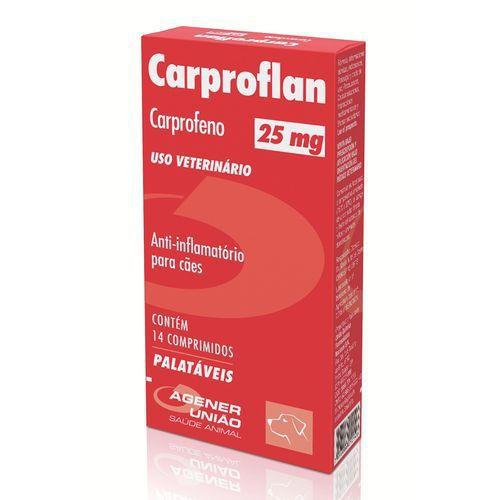 Anti-inflamatório Agener União Carproflan 25mg 14 Comprimidos