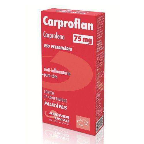 Anti-inflamatório Agener União Carproflan 75 Mg 14 Comprimidos