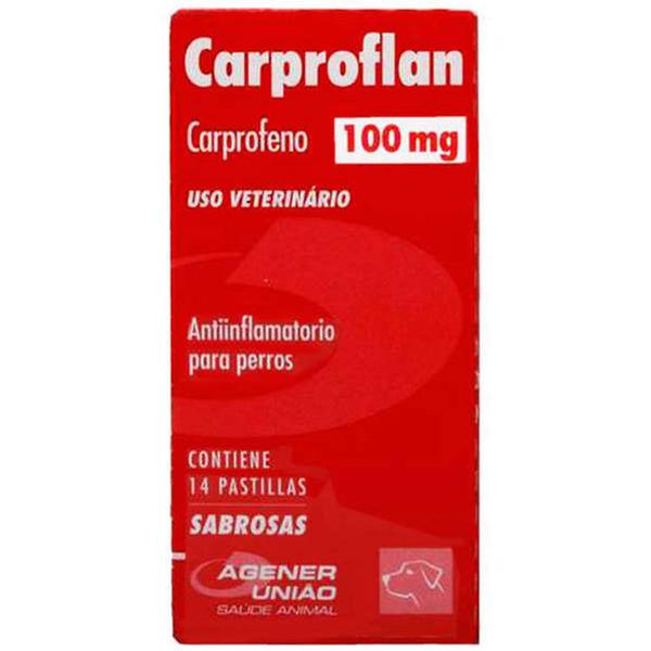 Anti-inflamatório Carproflan 100 Mg - 14 Comprimidos - Agener União