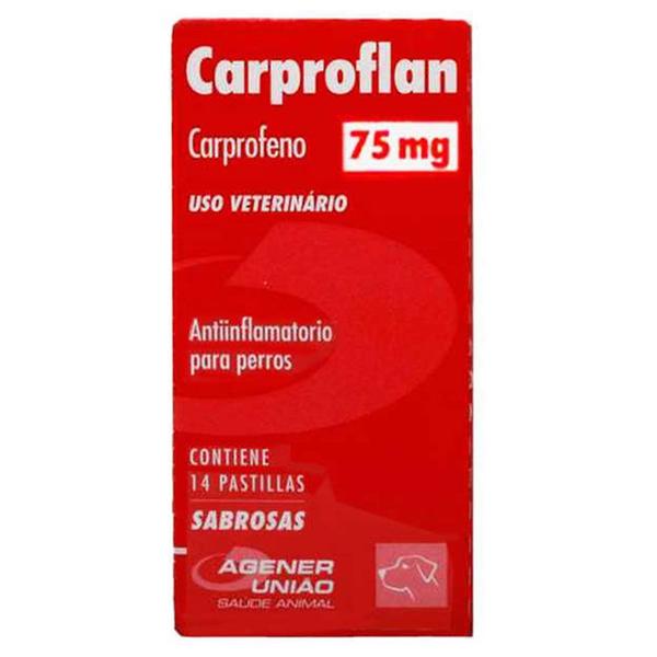 Anti-inflamatório Carproflan 75 Mg - 14 Comprimidos - Agener União