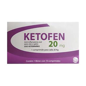 Anti-inflamatório Ketofen 20mg 10 Comprimidos