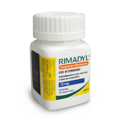 Anti-inflamatório Mastigável Zoetis Rimadyl 25mg com 14 Comprimidos