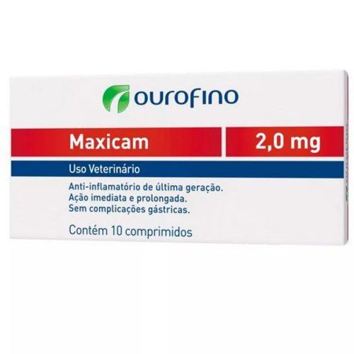 Anti-inflamatório Maxicam Comp. 10 X 2,0 Mg