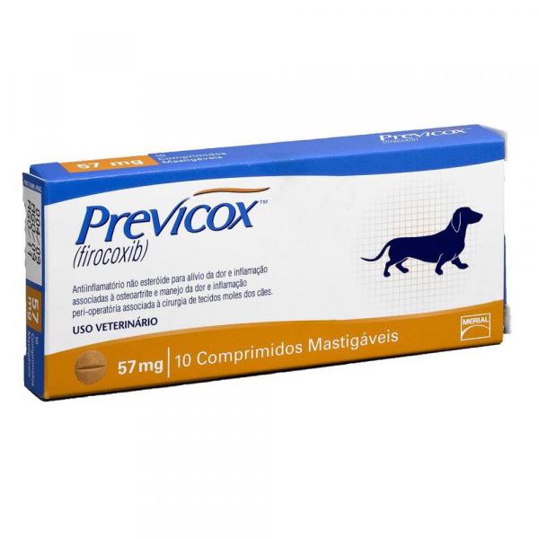 Anti-Inflamatório Merial Previcox 57mg com 10 Comprimidos