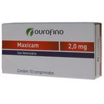 Anti-inflamatório Ouro Fino Maxicam De 10 Comprimidos - 2 Mg
