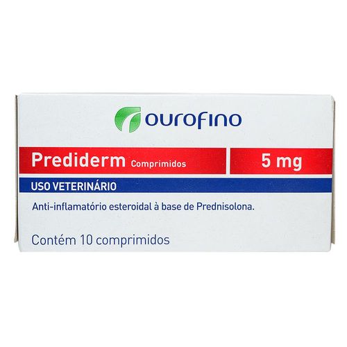 Anti-inflamatório Ouro Fino Prediderm com 10 Comprimidos 5mg