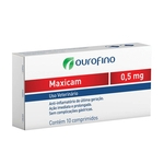 Anti-inflamatório Ourofino Maxicam 0,5 mg - 10 Comprimidos