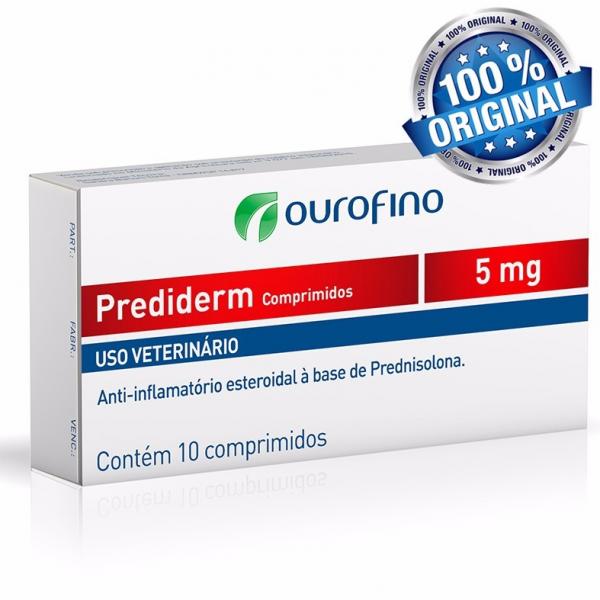 Anti-inflamatório Ourofino Prediderm 5mg 10 Comprimidos