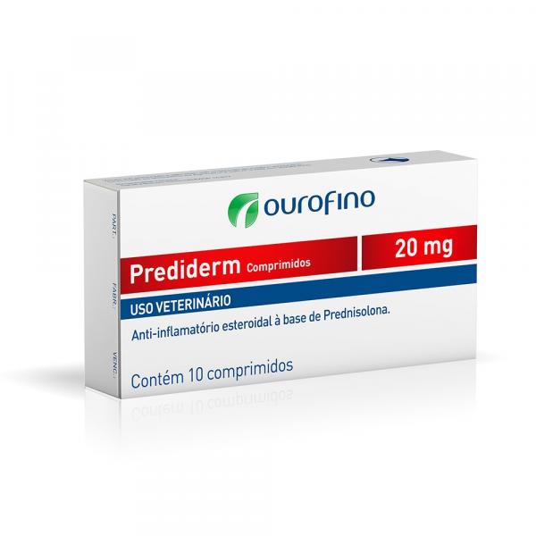 Anti-inflamatório Prediderm 10 Comprimidos 20mg - Ourofino