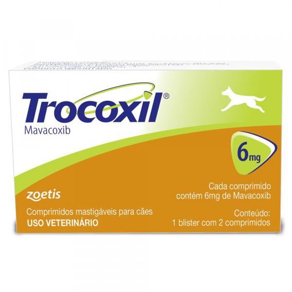 Anti-inflamatório Trocoxil 6 Mg - 2 Comprimidos - Zoetis