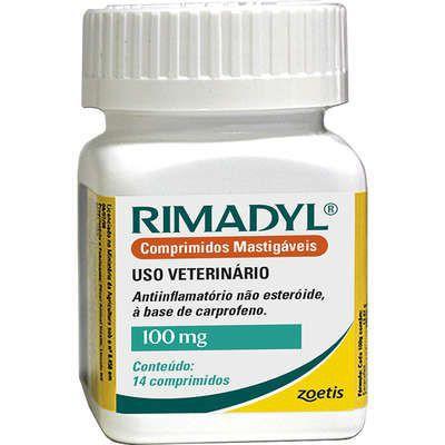 Anti-Inflamatório Zoetis Rimadyl 100mg de 14 Comprimidos