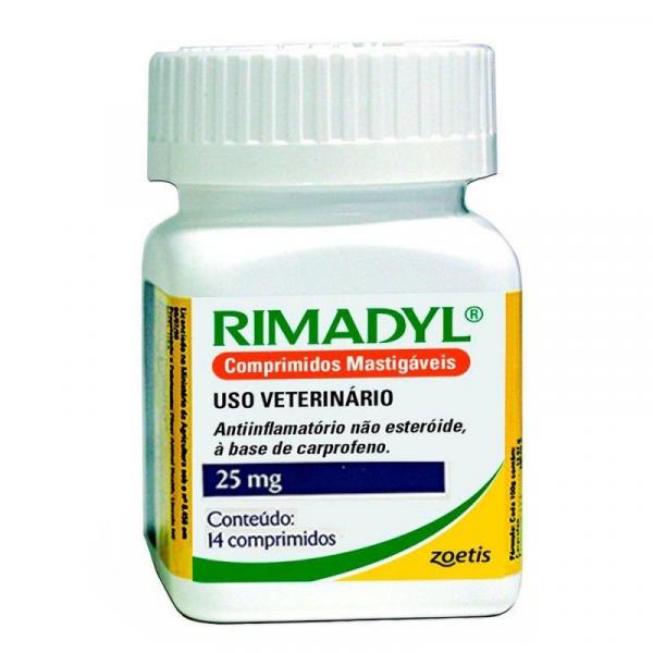 Anti-inflamatório Zoetis Rimadyl 25mg - 14 Comprimidos
