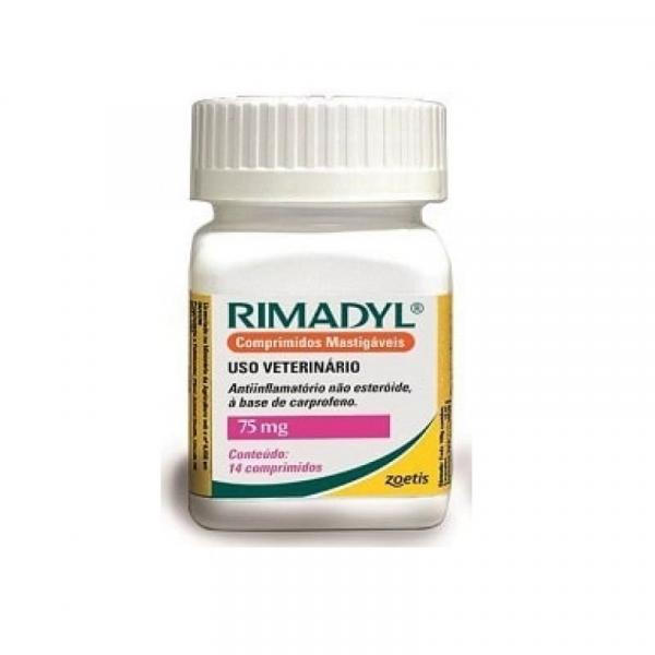 Anti-inflamatório Zoetis Rimadyl 75mg - 14 Comprimidos