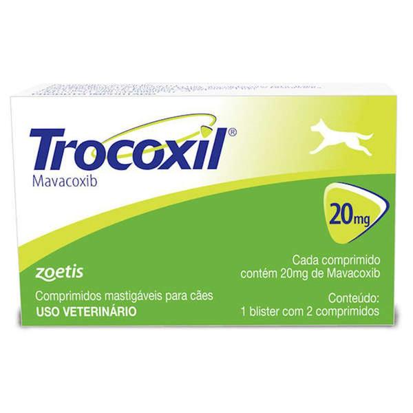 Anti-inflamatório Zoetis Trocoxil de 2 Comprimidos (20 Mg) - Zoetis