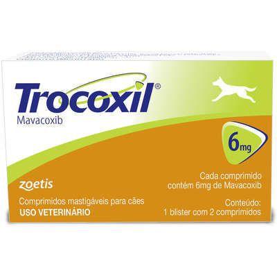 Anti-inflamatório Zoetis Trocoxil de 2 Comprimidos - 6 Mg