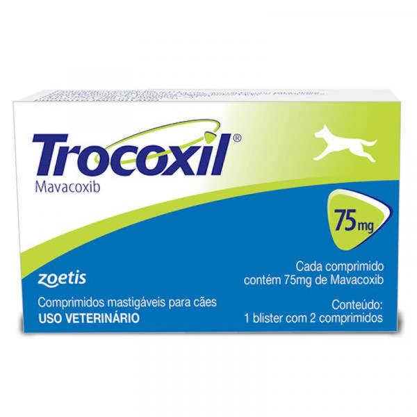 Anti-inflamatório Zoetis Trocoxil de 2 Comprimidos (75 Mg) - Zoetis