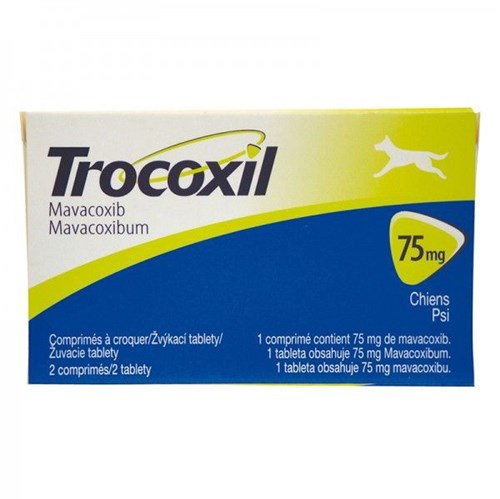 Anti-inflamatório Zoetis Trocoxil de 2 Comprimidos - 75 Mg