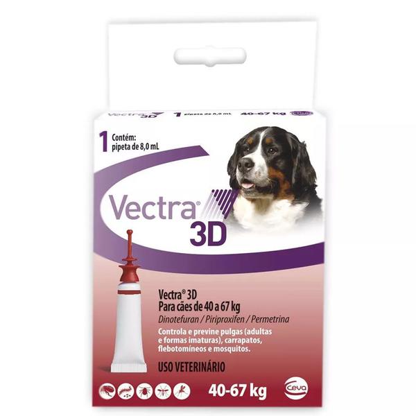 Anti Pulgas Ceva Vectra 3d para Cães 40-67kg