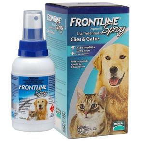 Anti Pulgas e Carrapatos Frontline Spray Cães e Gatos 100ml