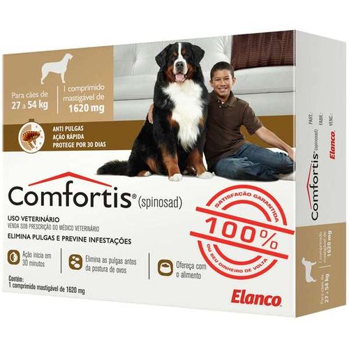 Anti Pulgas Elanco Comfortis 1620 Mg para Cães de 27 a 54 Kg