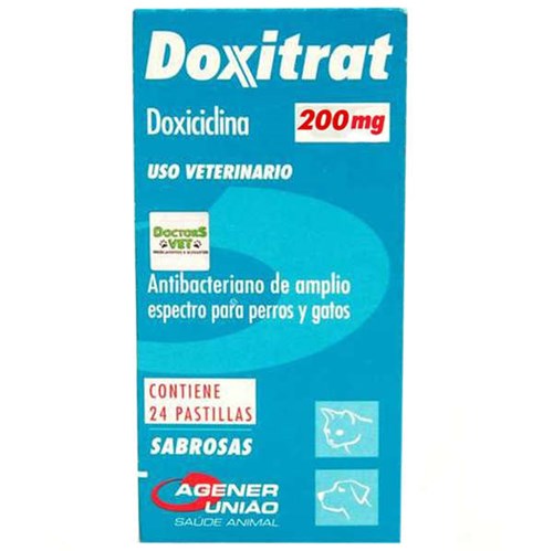 Antibacteriano Agener União Doxitrat 24 Comprimidos