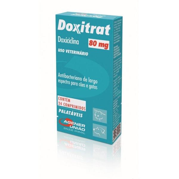 Antibacteriano Agener União Doxitrat 80mg 24 Comprimidos