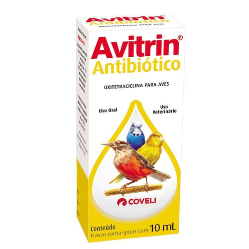 Antibiótico Coveli Avitrin para Aves 10ml