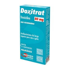 Antibiótico Doxitrat 80 Mg 12 Comprimidos