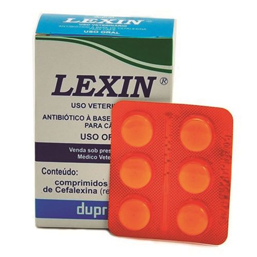 Antibiótico Duprat Lexin para Cães 6 Comprimidos