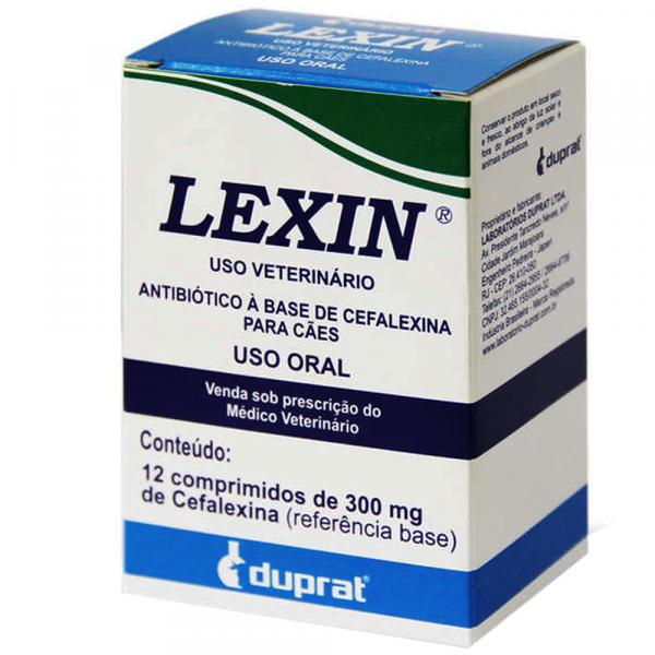 Antibiótico Lexin 300 Mg - 12 Comprimidos - Duprat