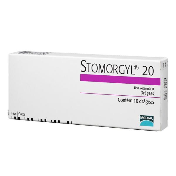 Antibiótico Merial Stomorgyl 20 para Cães e Gatos - 10 Comprimidos