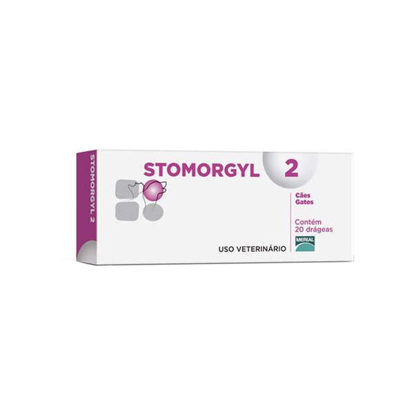 Antibiótico Merial Stomorgyl 2 para Cães e Gatos - 20 Comprimidos