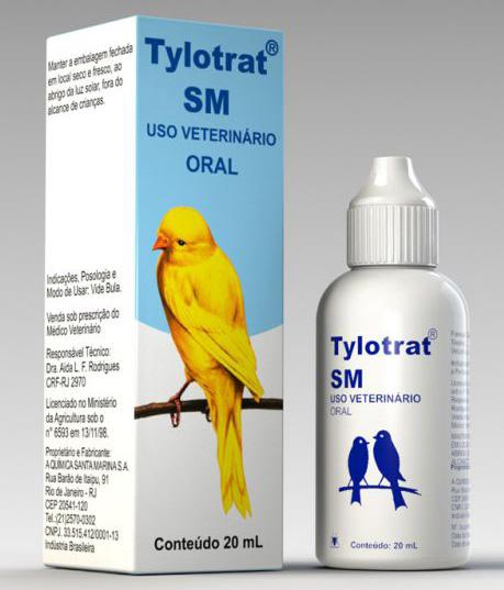 Antibiótico Respiratório Tylotrat SM - 20mL