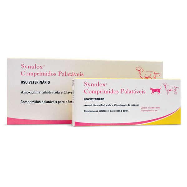Antibiótico Zoetis Synulox 10 Comprimidos