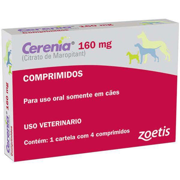 Antiemético Cerenia 160 Mg - 4 Comprimidos - Zoetis