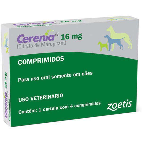 Antiemético Cerenia 16mg - 4 Comprimidos - Zoetis