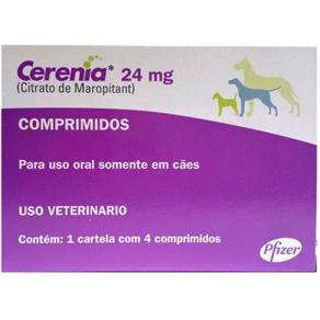 Antiemético Zoetis Cerenia de 4 Comprimidos - 24 Mg