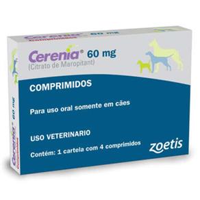 Antiemético Zoetis Cerenia de 4 Comprimidos - 60 Mg
