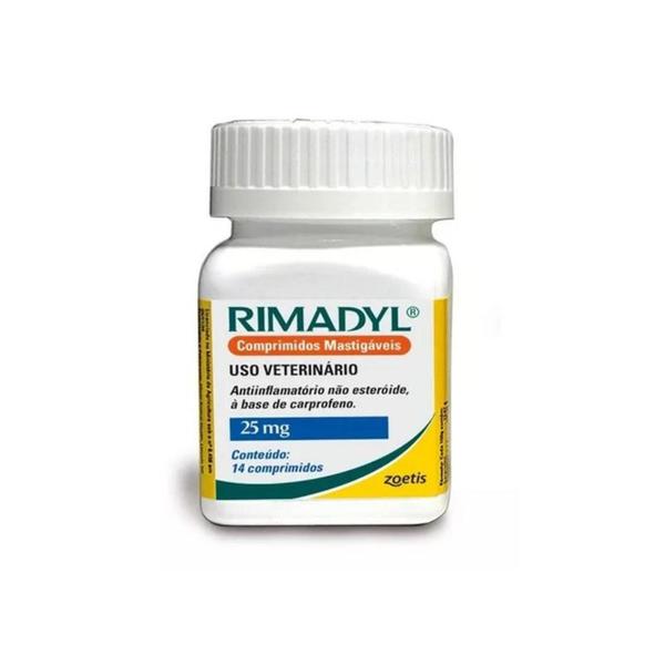 Antiinflamatório Rimadyl Zoetis 25mg 14 Comprimidos - Outros