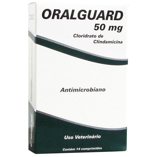 Antimicrobiano Cepav Oralguard para Cães e Gatos - 14 Comprimidos 50mg