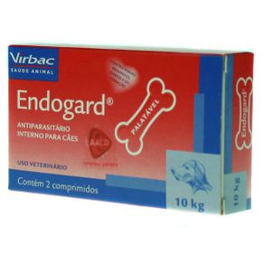 Antiparasitário Endogard 10 Kg 2 Comprimidos