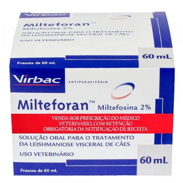 Antiparasitário Solução Oral para o Tratamento da Leishmaniose - 60 Ml - Virbac