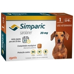 Antipulga Simparic 20 Mg 5 A 10 Kg - 1 Comprimido