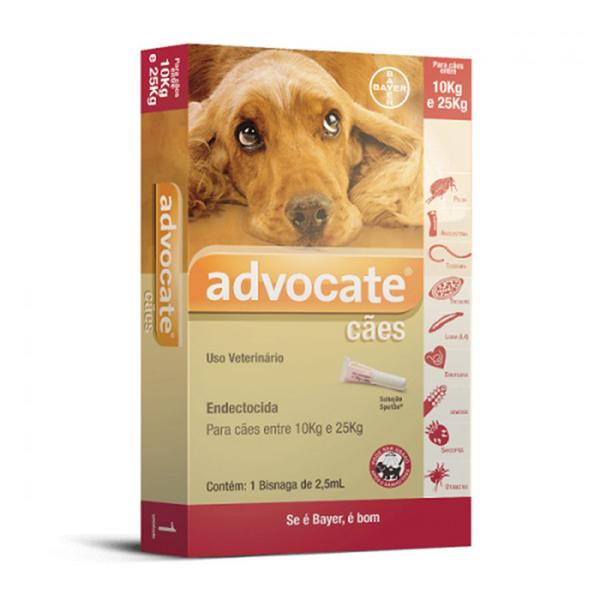 Antipulgas Advocate Cães 10 - 25Kg - Bayer
