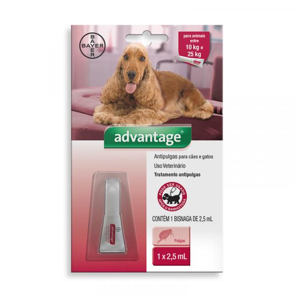Antipulgas Bayer Advantage para Cães de 10 a 25 Kg