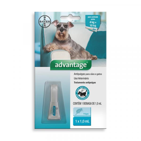 Antipulgas Bayer Advantage para Cães de 4 a 10 Kg