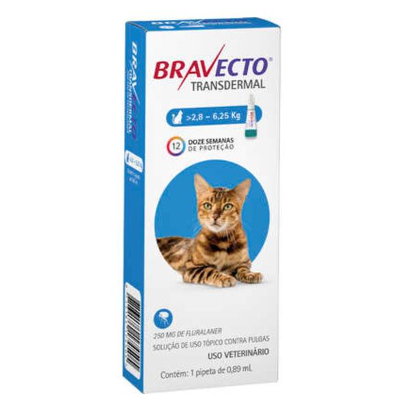 Antipulgas Bravecto Transdermal para Gatos de 2,9 a 6,25 Kg - Msd