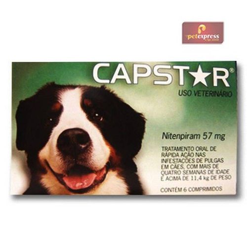 Antipulgas Capstar para Cães Acima de 11kg (6 Comprimidos) - Novartis Validade Março2019