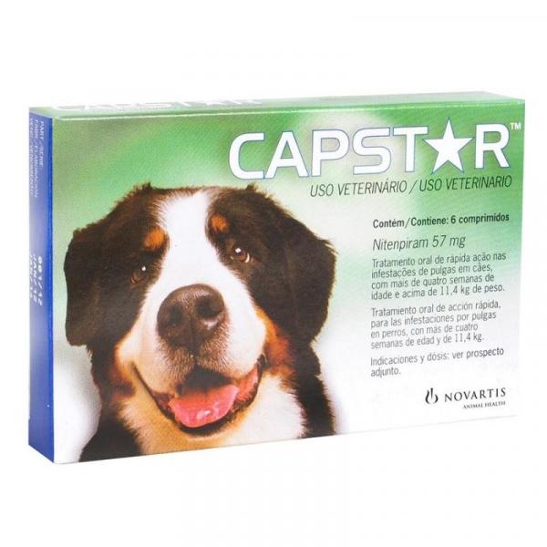 Antipulgas Capstar para Cães Acima de 11kg (6 Comprimidos) - Novartis