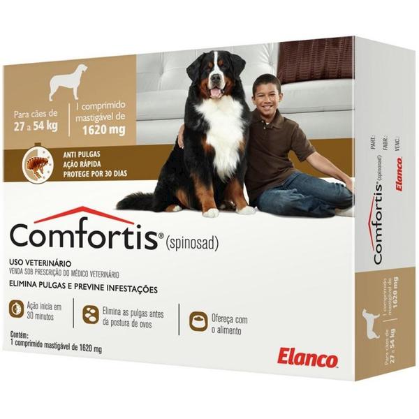 Antipulgas Comfortis 1620mg para Cães de 27 a 54kg - Elanco